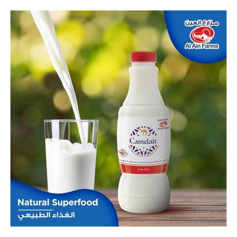 Al Ain Farm Camelait Fresh Low Fat Camel Milk 1L