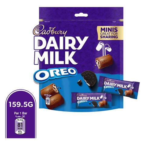اشتري كادبوري ديري ميلك شوكولاتة أوريو ميني 159.5 جرام في السعودية