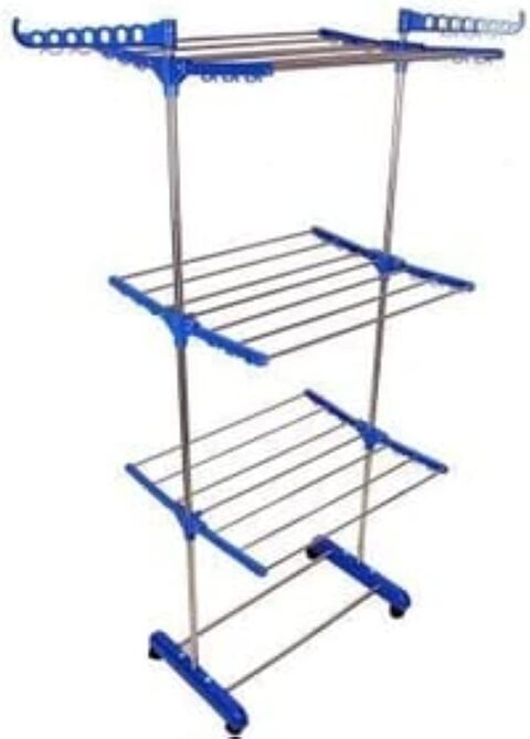Buy MyChoice Metal Cloth Dryer Silver And Blue 20m Online - Shop Home &  Garden on Carrefour UAE