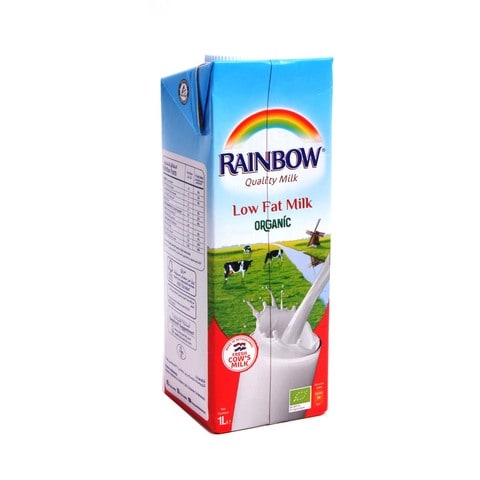 Rainbow Organic UHT Milk Low Fat 1L