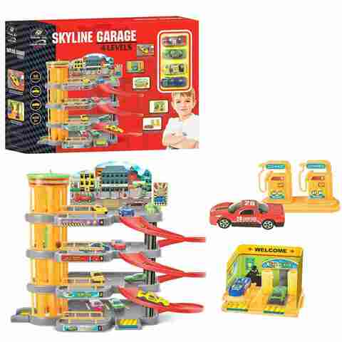 Power Joy Vroom Multi Level Skyline Garage