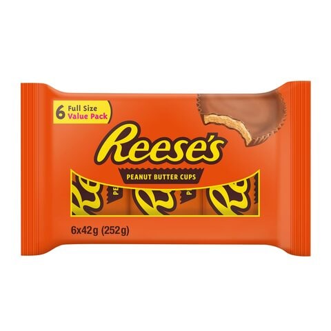 Hershey&#39;s reeses peanut putter cups 42 g x 6