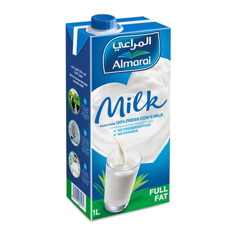 Almarai UHT Milk Full Fat Vit Milk 1L