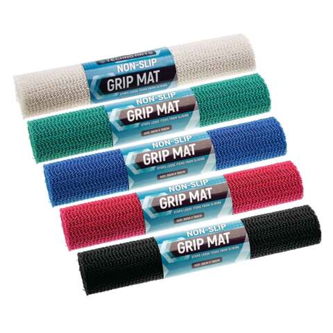 Non Slip Grip Mat Blue 30x150cm