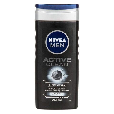 Buy Nivea Men Active Clean Shower Gel 250ml Online - Carrefour Kenya