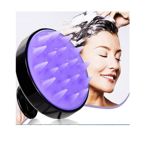 Buy Silicone Hair Brush Shampoo Scalp Comb Head Spa Massage Brush Online -  Shop Beauty & Personal Care on Carrefour UAE