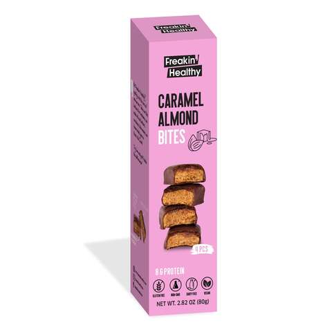 Freakin Healthy Caramel Almond Bites 80g
