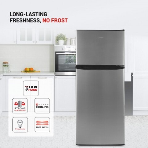 AFRA Japan Refrigerator, Double Door, Vertical, 340L , No Frost, Reversible Doors, Child Lock, G-MARK, ESMA, ROHS, and CB Certified, 2 years Warranty