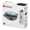 Bergner Novum Shallow Pot With Lid Black 28cm