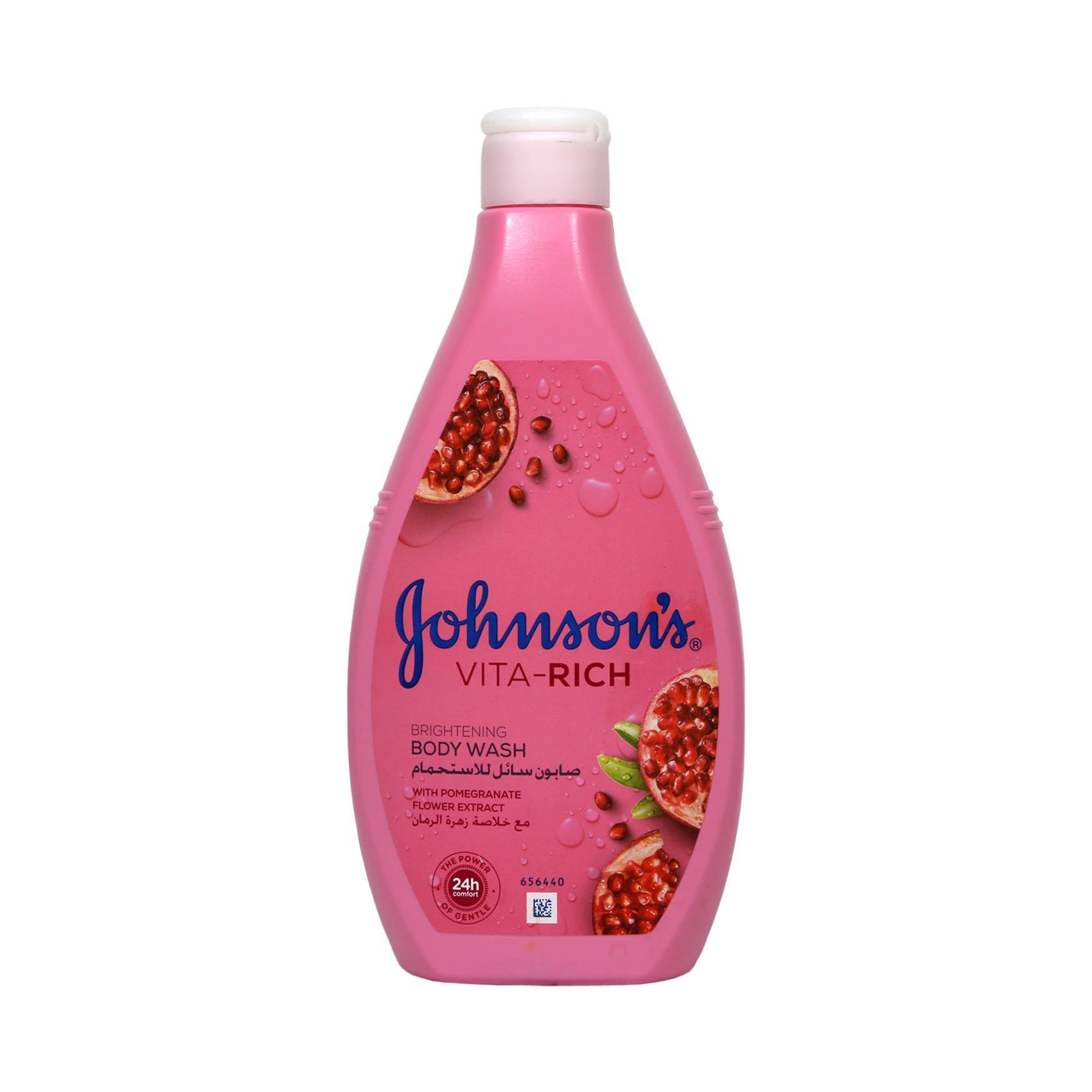 Buy Johnson's VitaRich Body Wash With Pomegranate Flower Extract 400ml