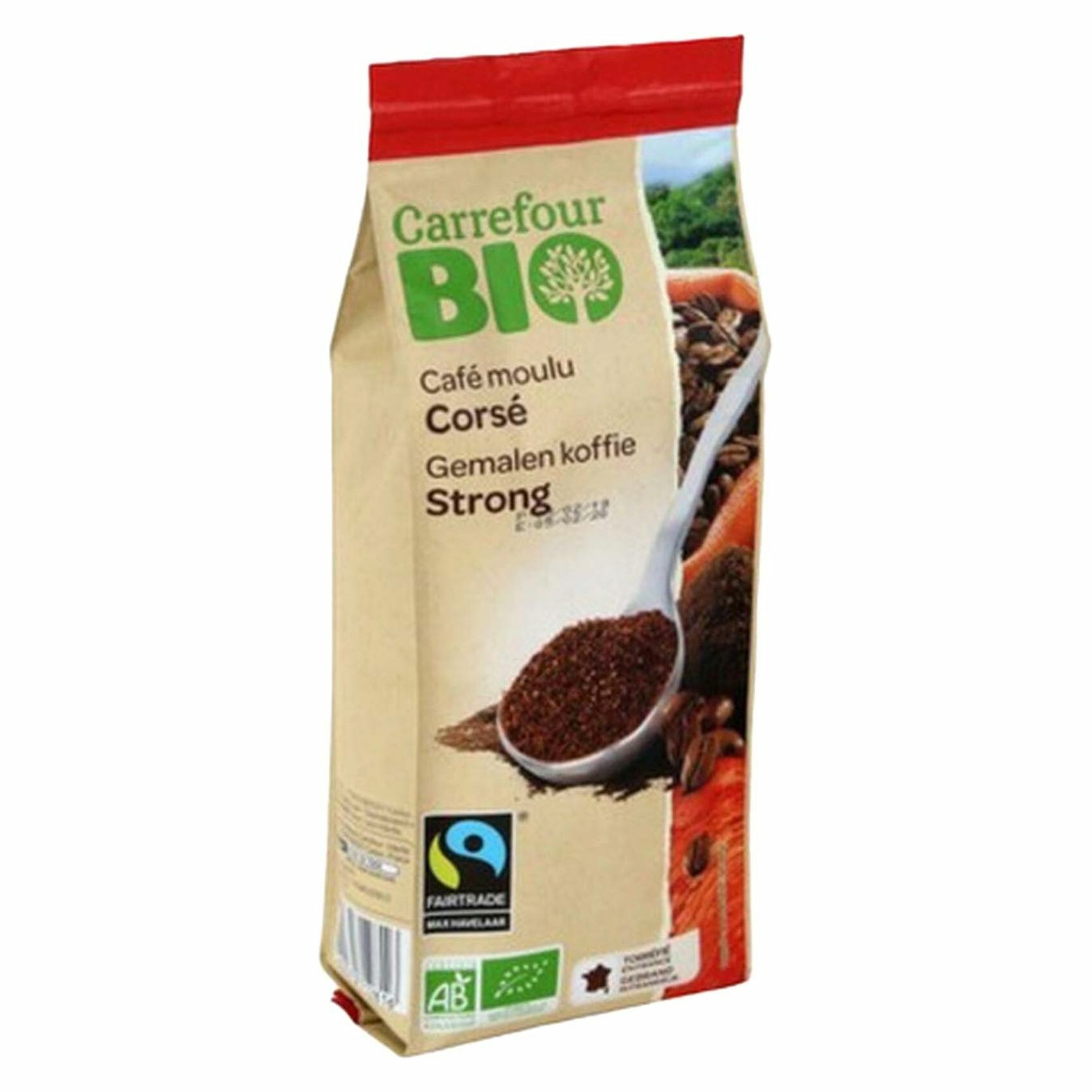 Buy Carrefour Bio Strong Ground Coffee 250g Online Shop
