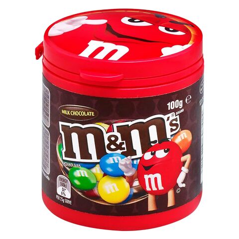 m&amp;m&#39;s Milk Chocolate Canister 100g