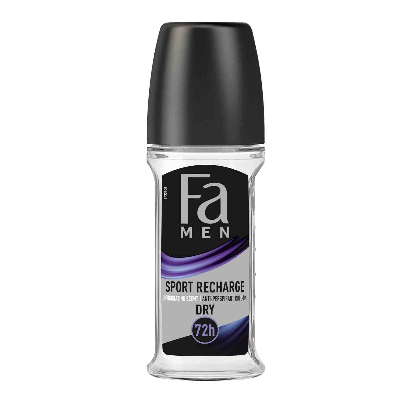 Buy Fa Sport Recharge Roll-on Deodorant For Men, 50ML Online - Shop Beauty & Personal Care on Carrefour Saudi Arabia