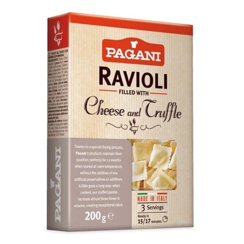 Pagani Ravioli Filled With Cheese And Cruffle 200g