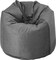 Luxe Decora Soft Suede Velvet Bean Bag Cover Only (Large, Light Grey)