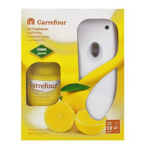 Carrefour Automatic Spray Air Freshener Lemon Clear 250ml