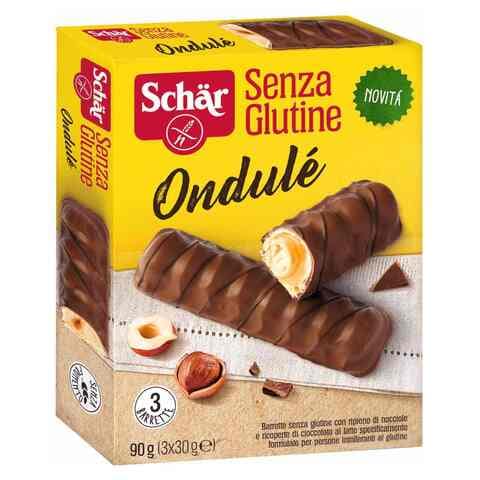 Buy Schar ondule chocolate bar 90g (gluten free) in Saudi Arabia