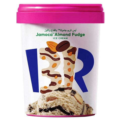 Baskin Robins Jamoca Almond Fudge Ice Cream 1l