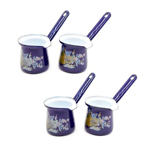 Coffee Pot Blue Enamel 1 pc 7cm