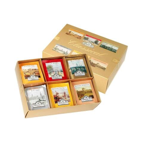 Ahmad Classical Foil Enveloped Teabags Variety Gift Box 20 Tea Bags