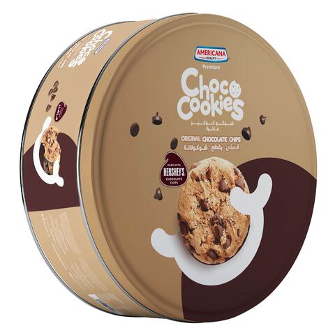 Buy Americana Hersheys Premium Original Chocolate Chip Cookies 504g Pack of 12 in Saudi Arabia