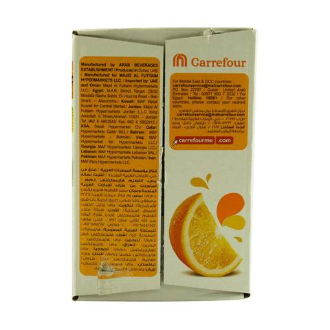 Carrefour Juice Orange Flavor 200 Ml 10 Pieces