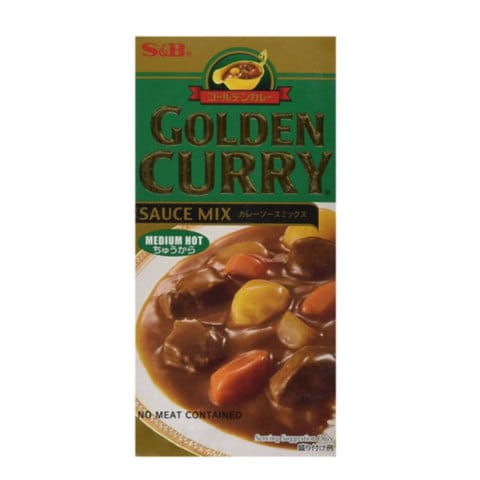S&amp;B Golden Curry Medium Hot Sauce Mix 92g