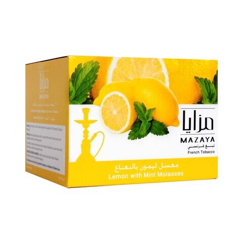 Mazaya Lemon And Mint Flavour Tobacco 250 Gram