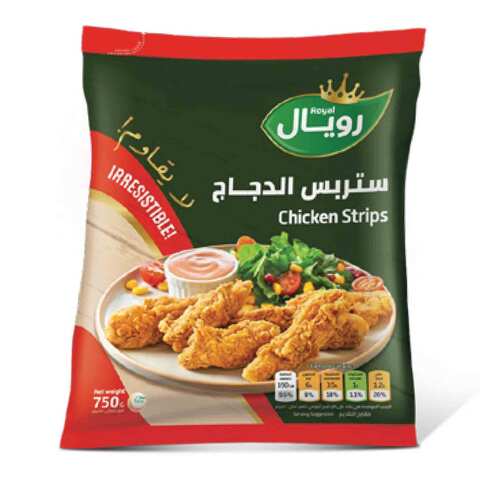 Buy Royal Chicken Strips- Breaded 750g in Saudi Arabia