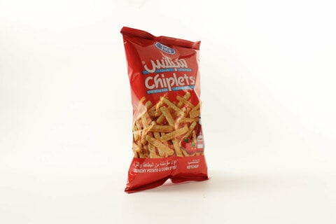 Fico Chiplets Ketchup Crunchy Potato And Corn Sticks 27g