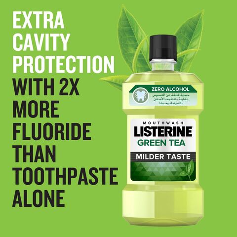Listerine Mouthwash Green Tea 500ml