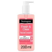 Neutrogena Fresh &amp; Clear Facial Wash Pink Grapefruit &amp; Vitamin C 200ml