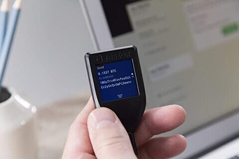 Crypto Hardware Wallet Trezor Model T - Store your Bitcoin, Ethereum, ERC20 and more with Total Security