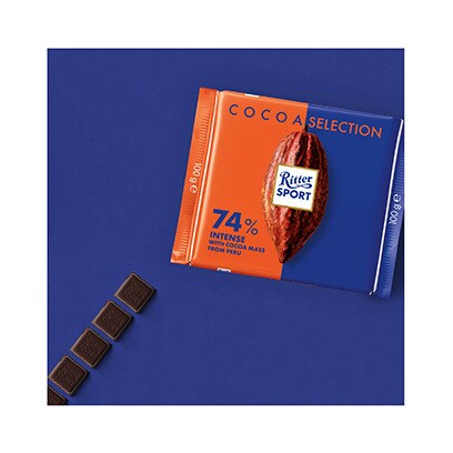 Ritter Sport Chocolate 74% Intense Peru 100GR