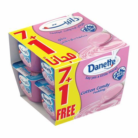 Danette cotton candy pudding 75 g x 7 + 1 free