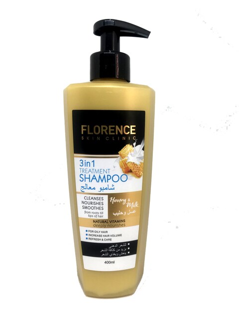 Skin Clinic 3 IN 1 Treatment Shampoo with Honey milk Extract White  400milliliter price in UAE | Carrefour UAE | supermarket kanbkam