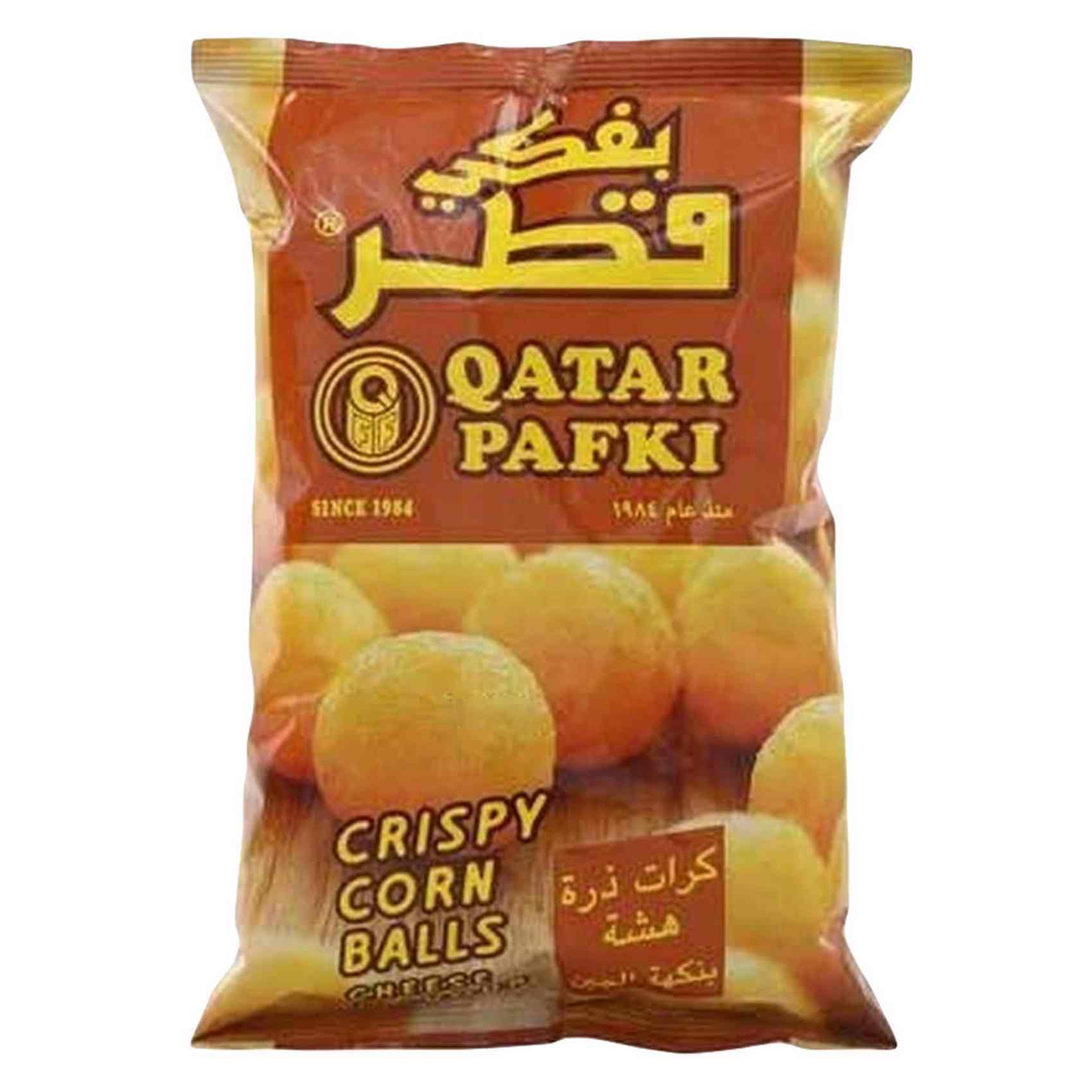 Buy Qatar Pafki Crispy Corn Balls Cheese 80g x Pack of 20