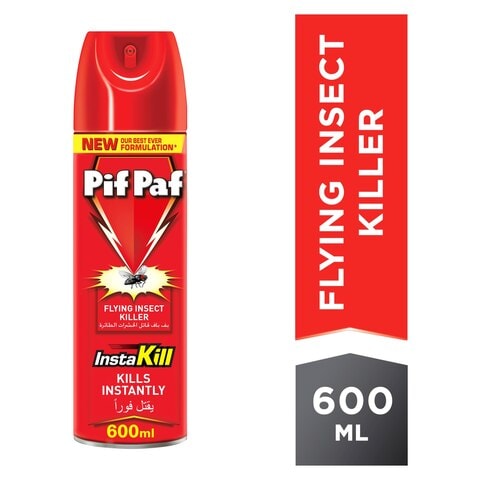 Pif Paf Powergard Mosquito And Fly Killer Spray 600ml