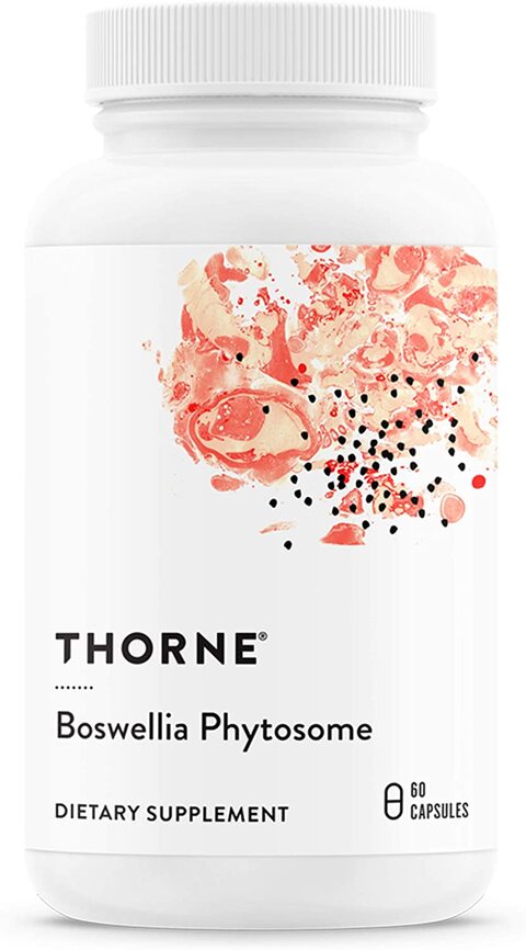 Thorne Research, Boswellia Phytosome, Indian Frankincense (Boswellia Extract) Supplement, 60 Capsules