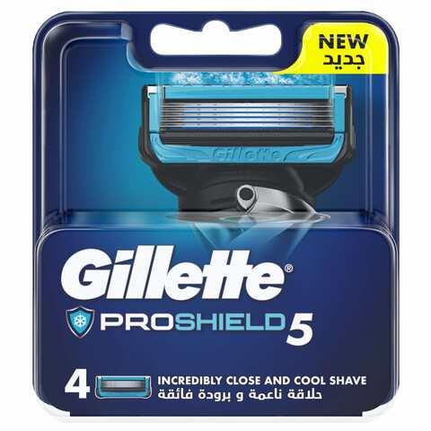 Gillette ProShield 5 Chill Blade Refills 4 PCS