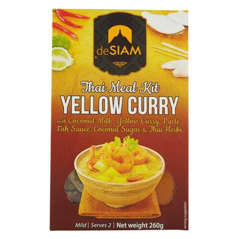 De Siam Yellow Curry Meal Kit 260g price in UAE | Carrefour UAE ...