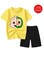 Cocomelon Baby Face Yellow T-shirt Black Short Set (5-6 Year)