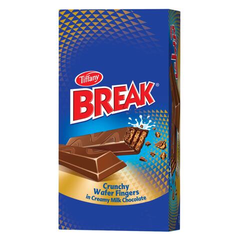 Buy Tiffany Break Wafer Fingers In Creamy Milk Chocolate 12.5g x 24 in Saudi Arabia