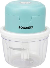 Sonashi SMC-15 Mini Chopper w/ 350ml Bowl, USB Charging, LED Indicator, Stainless Steel Blades   Home Appliances