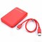 Generic Topspeed 2.5&quot; USB3.0 Sata3.0 Hdd Hard Disk Drive Case Free 6 Gbps Support 3Tb (Red)