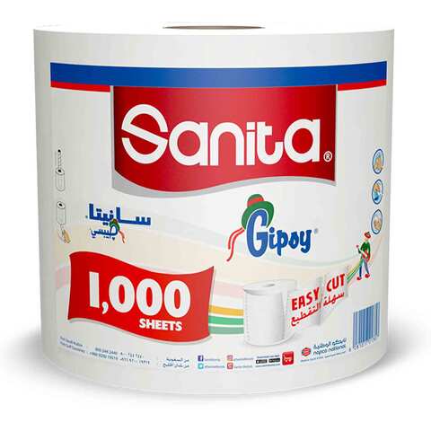 Sanita Gipsy  Maxi Roll 1 Roll 1,000 Sheets