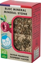 Buy BLOC MINERAL STONE RASPBERRY FLAVOR X2 200GR in UAE