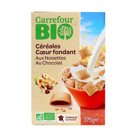 Carrefour Bio Chocolate Hazelnut Cereals 375g