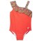 Speedo Swimsuit, Red (coral red / bittersweet),Size 6