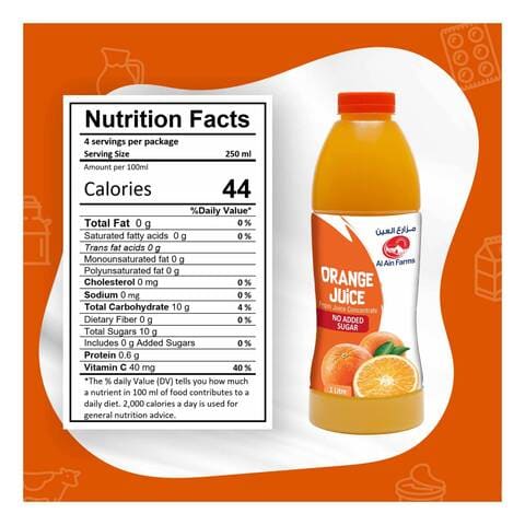 Al Ain Orange Juice 1L